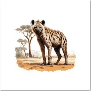 Spotted Hyena Posters and Art